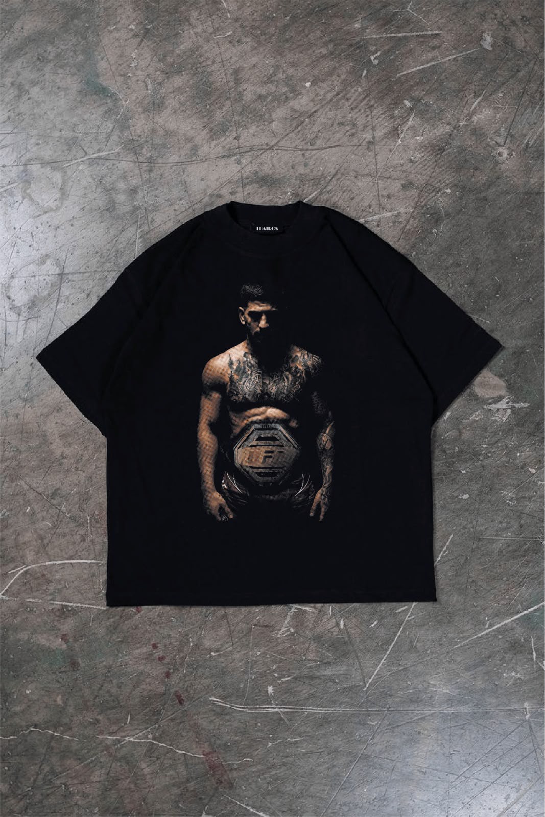 Remera Oversize Campeón UFC